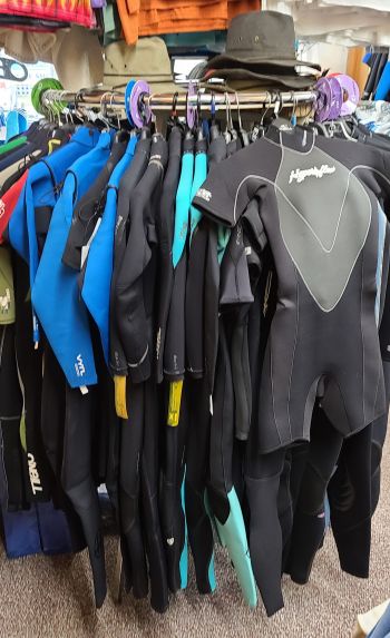Cavalier Surf Shop, Wet Suits